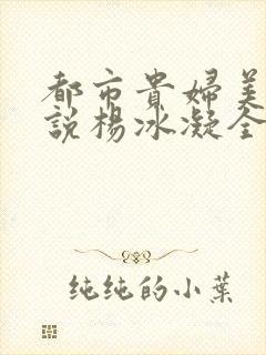 都市贵妇美腿小说杨冰凝全文阅读