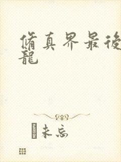 修真界最后一条龙