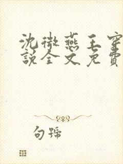 沈微燕王穿越小说全文免费阅读