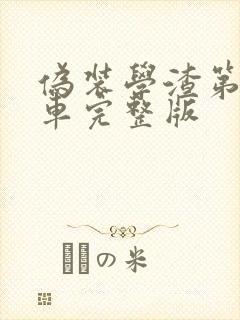 伪装学渣第一次车完整版