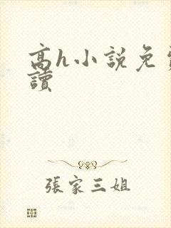 高h小说免费阅读