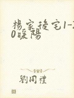 杨家后宅1-20暖阳