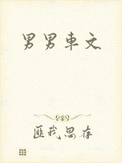 男男车文