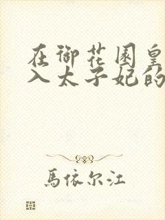 在御花园皇上进入太子妃的小说