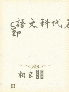 c语文科代表一节