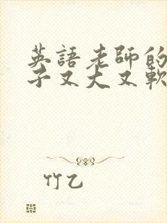 英语老师的小兔子又大又软