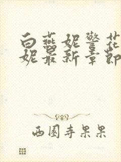 白燕妮警花白艳妮最新章节更新