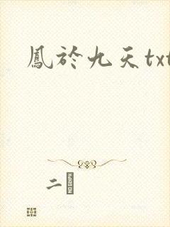 凤于九天txt