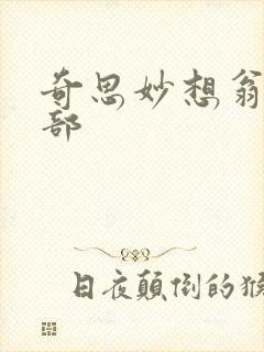 奇思妙想翁十三部