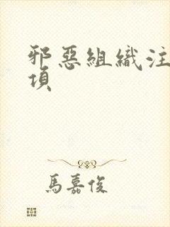 邪恶组织注意事项