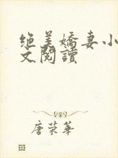 绝美娇妻小说全文阅读