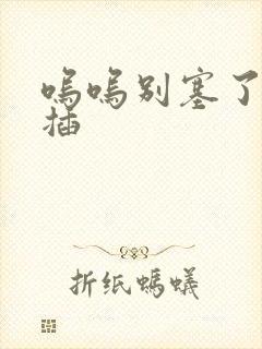 呜呜别塞了啊抽插