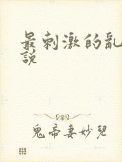 最刺激的乱惀小说
