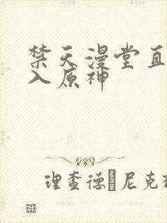 禁天漫堂直接进入原神