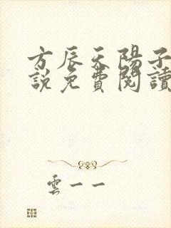 方辰天阳子的小说免费阅读