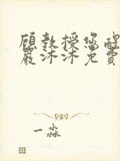 顾教授您醒了吗严沐沐免费阅读