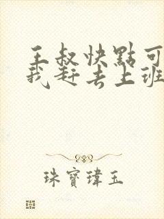 王叔快点可以吗我赶去上班