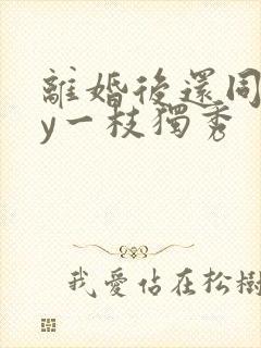 离婚后还同居by一枝独秀