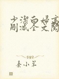 少洁白妇高义无删减全文阅读