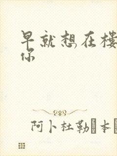 早就想在楼梯要你