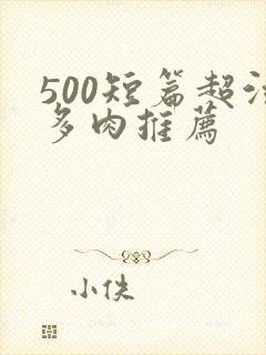 500短篇超污多肉推荐