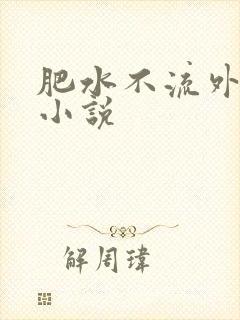 肥水不流外人田小说