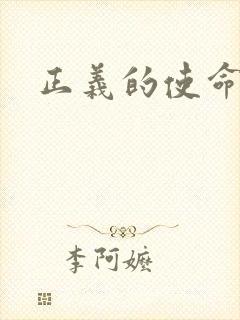 正义的使命小说