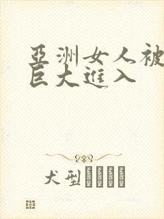 亚洲女人被黑人巨大进入