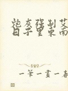 炮灰强制艾草的日子里东南枝小说