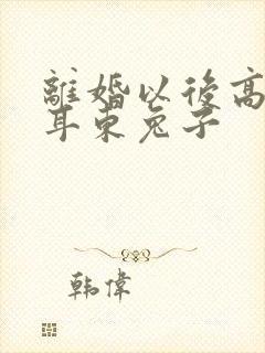 离婚以后高干 耳东兔子