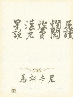 星汉灿烂原著小说免费阅读