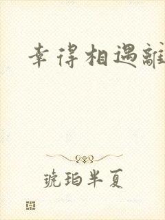 幸得相遇离婚时