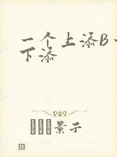 一个上添B一个下添