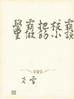 学霸把校霸往死里做的小说