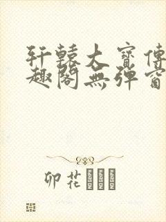 轩辕大宝传奇笔趣阁无弹窗