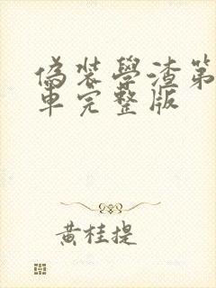 伪装学渣第一次车完整版