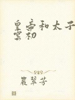 皇帝和太子妃h云初