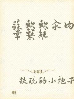 苏软软汆肉的日常系统