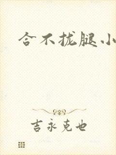 合不拢腿小说