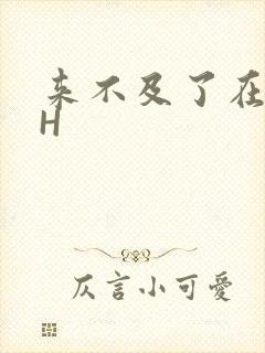 来不及了在车CH