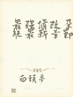 最强修改孕妇系统最新章节