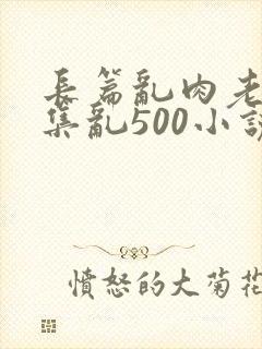 长篇乱肉老师合集乱500小说