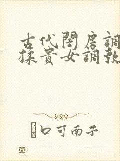 古代闺房调教h揉贵女调教记