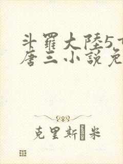 斗罗大陆5重生唐三小说免费阅读