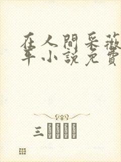 在人间采薇陆三平小说免费阅读