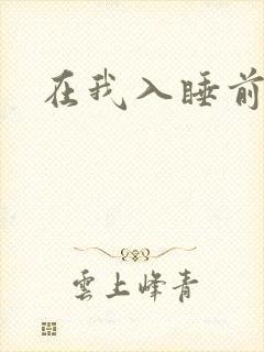 在我入睡前