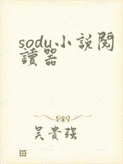 sodu小说阅读器