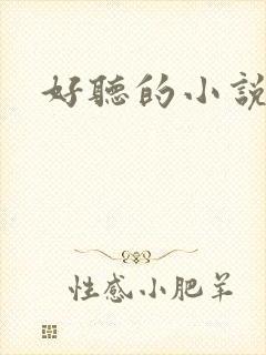 好听的小说名字