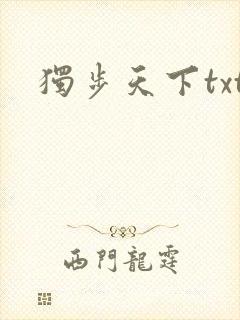 独步天下txt