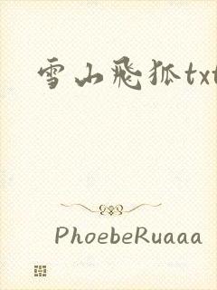 雪山飞狐txt